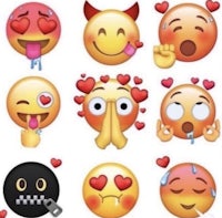 a group of emojis with different expressions