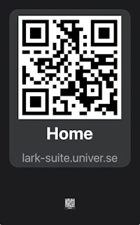 a qr code with the word home on it