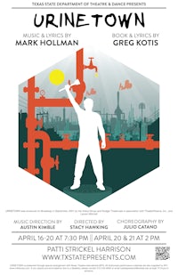 the poster for urine town