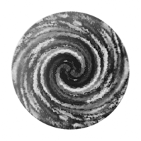 a black and white photograph of a spiral