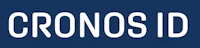 cronos id logo on a blue background