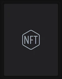 the nft logo on a black background