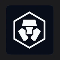 a white hexagonal icon with a black background