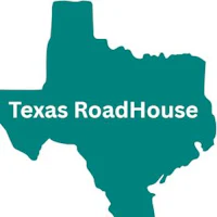 a map of texas with the word roadhouse
