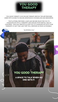 you good therapy a space for you to say
