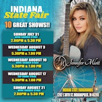 the flyer for the indiana state fair