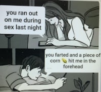 a cartoon of a man and a woman talking on the phone