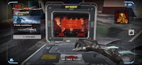 a screenshot of a game with a gun in it