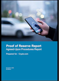 proof of reserve report accepted upon pressure report