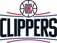 the los clippers logo on a white background