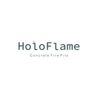 the logo for hotflame concrete fire pit