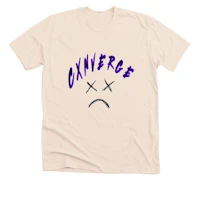 a t - shirt with the word oxverce written on it