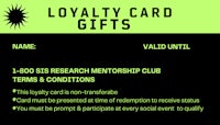 loyalty card gifts