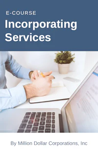 e-course incorporating services by million dollar corporations, inc