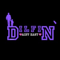 the logo for dilfin art baby