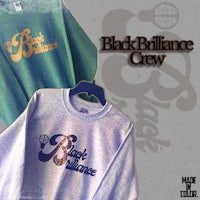 black brilliance crew sweatshirt