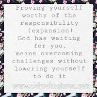 proving yourself worthy of the responsibility of expansion