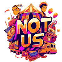 a poster for the game not us