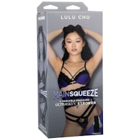 lulu chu's manqueeze lingerie set in purple