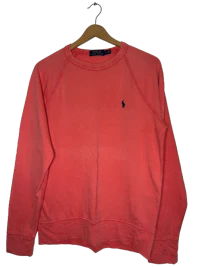 polo ralph lauren coral sweatshirt
