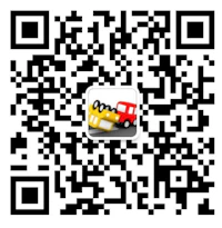 a qr code with a toy truck on it