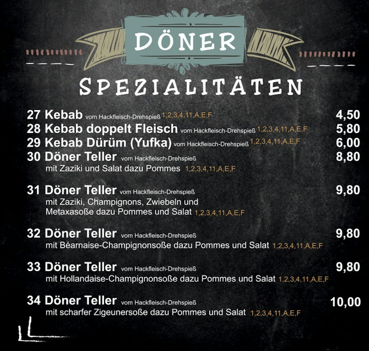 Speisekarte - Peperoni Speisekarte - Peperoni