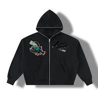 Hoodie, full zip, wide fit, 