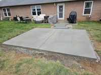 Concrete patio in southern Oregon, grants pass, medford, central point 