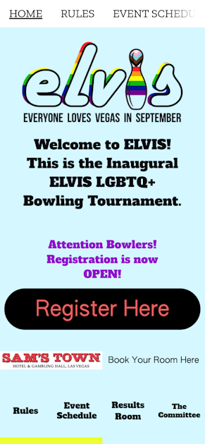Elvis Bowling Tournament Las Vegas