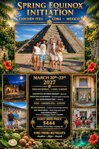 spring equinox invitation flyer
