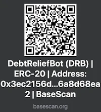qr code for debt reliefbot drrc 20 address