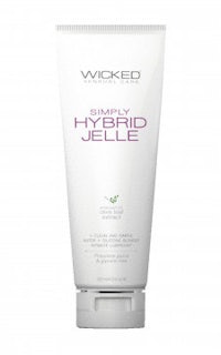 a white bottle of wkedo hybrid jelly