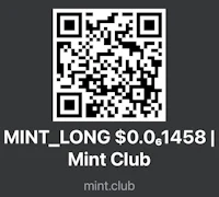 a qr code with the text mint long $ 0 14 499 mint club