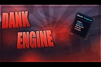 an image of a dark engine with a red background