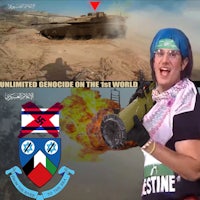 an image of a woman holding a gun