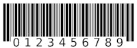 a barcode on a white background