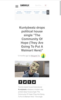 kunky beats drops a single community of people going to walmart here