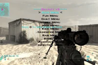 a screenshot of the menu in call of duty black ops