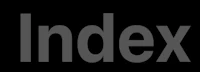 the word index on a black background