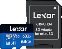 lexar micro sd card and sd adapter