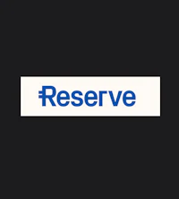 reserve logo on a black background