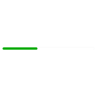 a green and white line on a black background