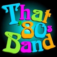 that 80s band logo on a black background
