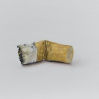 a painting of a cigarette on a white background