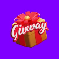 a gift box with the word giveaway on it