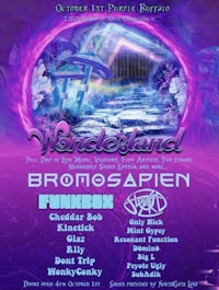 a poster for the wonderland festival
