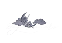 the logo for daydreamers on a black background