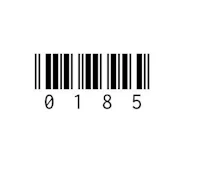 a bar code on a white background