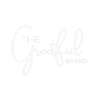 the grateful brand logo on a black background