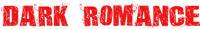 the dark romance logo on a black background